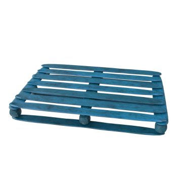 Wooden pallet isolated on background