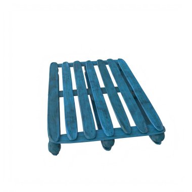 Wooden pallet isolated on background