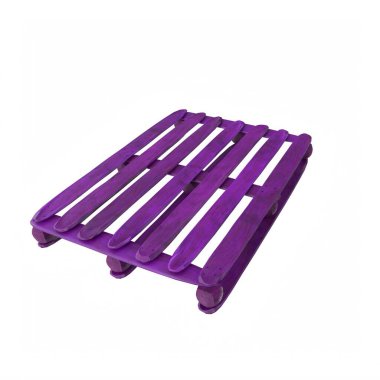 Wooden pallet isolated on background