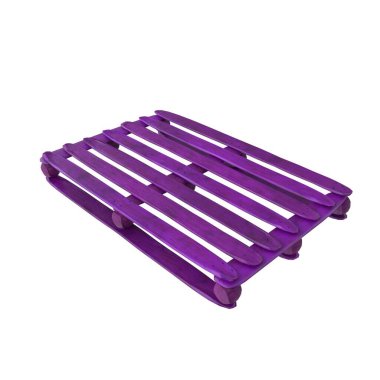 Wooden pallet isolated on background