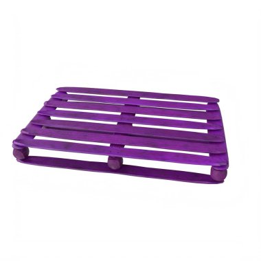 Wooden pallet isolated on background