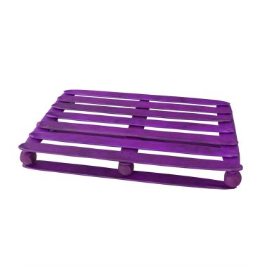 Wooden pallet isolated on background