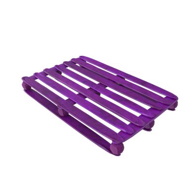 Wooden pallet isolated on background