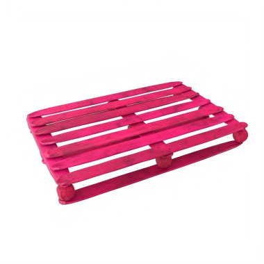 Wooden pallet isolated on background