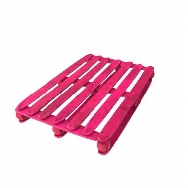 Wooden pallet isolated on background