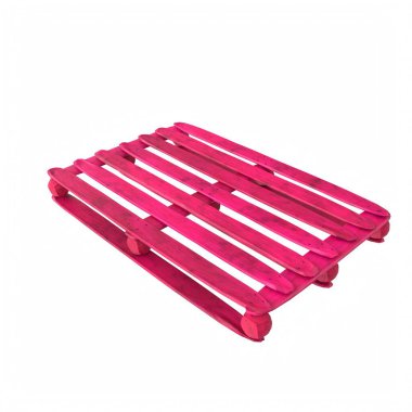 Wooden pallet isolated on background