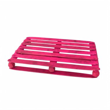 Wooden pallet isolated on background