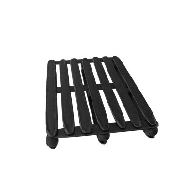 Wooden pallet isolated on background