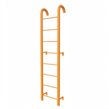 ladder isolated on background