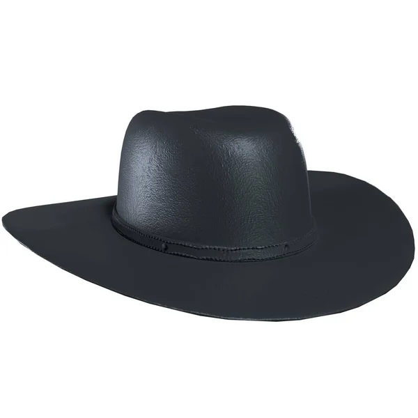Schwarz Weiß Bild Eines Hutes — Stockfoto