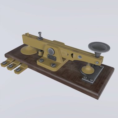 Robot kollu bir robotun 3 boyutlu görüntüsü