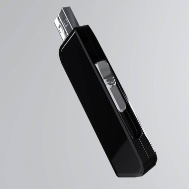 Flaş Disk beyaz arkaplanda izole edildi