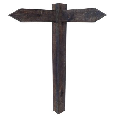 Beyaz arka plan üzerinde izole tabela