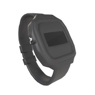 Siyah izlemek izole üzerinde beyaz arka plan