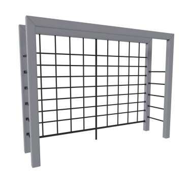 Hedef beyaz arka planda izole edildi. Yüksek kalite 3d illüstrasyon