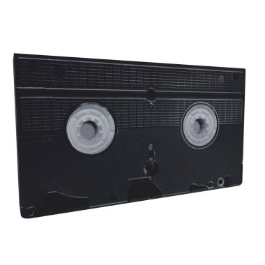 Beyaz arka plan üzerinde izole Vhs