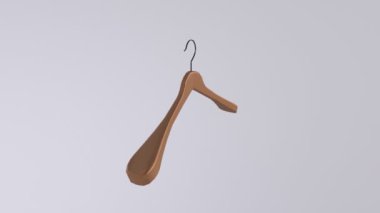 askı beyaz arkaplanda izole edildi