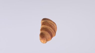 Beyaz tabakta ekmek