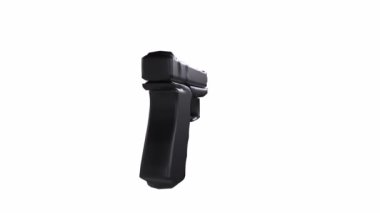 Beyaz Modern tabanca
