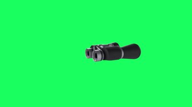 Yeşil arkaplanda izole edilmiş bir sanal oyun aygıtının 3 boyutlu görüntülenmesi