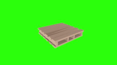 3 boyutlu illüstrasyon. Tahta küpler. izole nesne.