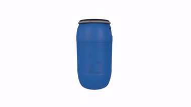 Mavi şişe şampuan ile