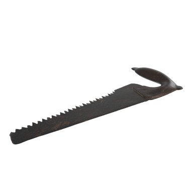 Bu 3 boyutlu sergi, eşsiz tasarım ve işçiliğini vurgulayan klasik bir el testeresi. Testere sağlam bir kulp ve uzun, tırtıklı bir bıçak içeriyor, ahşap işçiliği için ideal..