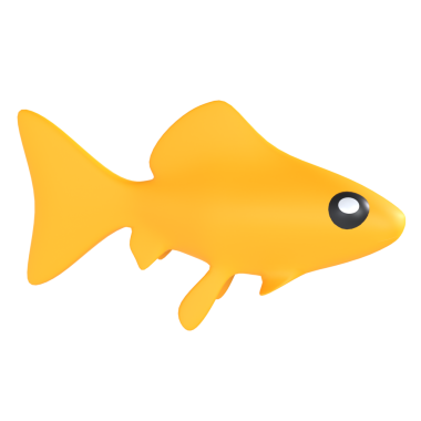 Balık vektör düz simgesi