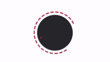 Çember okun vektör simgesi tasarımı