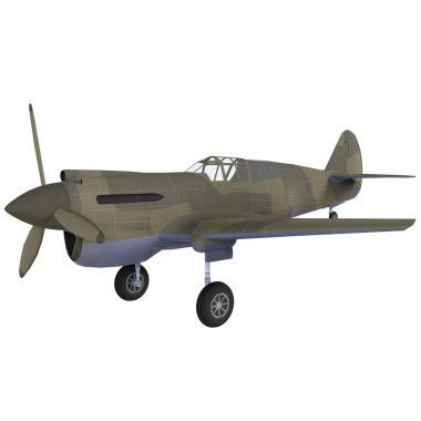 Bu klasik askeri uçak klasik bir tasarım ve yapı sergiliyor..