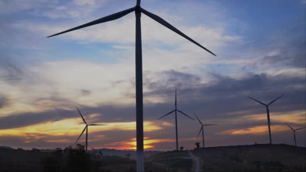 Wind Power Plant Thailand — Video Stock