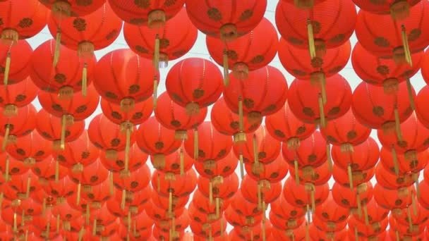 Kínai Újévi Lámpa Kínai Negyed Területén — Stock videók