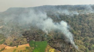 İklim değişikliği, tarım yangınları iklim değişikliğine katkıda bulunan karbondioksit salınımı (CO2) ve diğer sera gazları (GHG).
