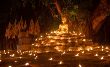 Chiang Mai, Tayland Visakha Bucha günü