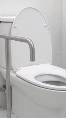 Banyo ve tuvalet paslanmaz çelik parmaklıklar, yaşlılar ve engelliler için güvenlik desteği.