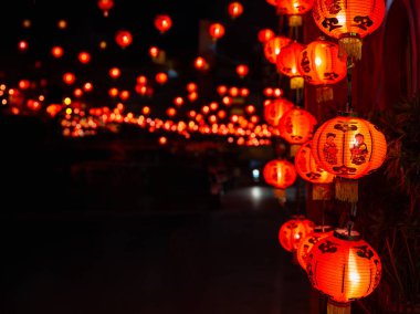 Çin mahallesindeki Çin Yeni Yıl Feneri.