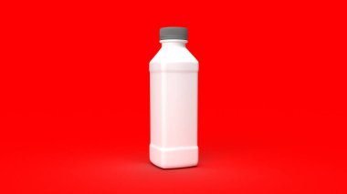 Sütlü plastik şişe