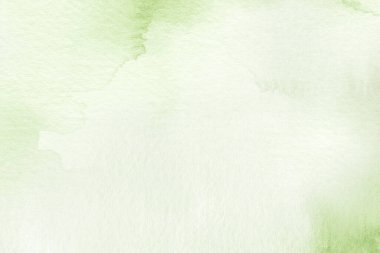 Suluboya mavi ve yeşil renkte soyut arkaplan çizimi