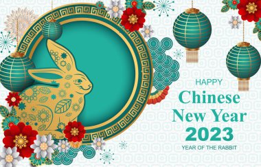 Mutlu Çin Yeni Yılı 2023 Şablonu