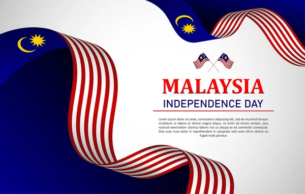 stock vector Vector of Malaysia Independence Day Background