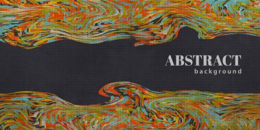 Acımasız Retro Soyut dalga arkaplanı