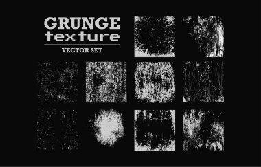 Grunge doku vektör set
