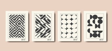 Acımasızlık tasarımı kapsar. Minimum geometrik şekiller kompozisyonlar. Broşürler, posterler, kapaklar ve afişler için uygulanabilir.