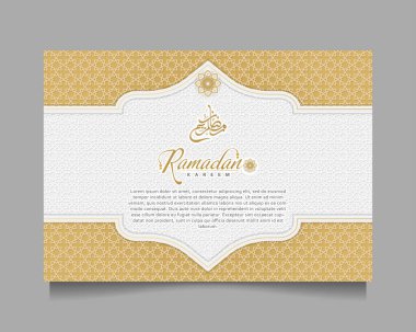 Zarif Ramazan Kareem Arkaplanı, poster, çerçeve konsepti, afiş, poster.