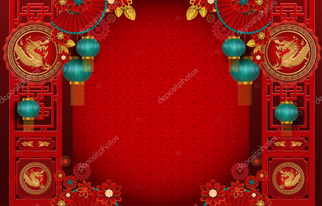 Happy Chinese New Year 2024, year of dragon