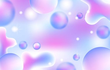 Gökkuşağı renginde zarif cam morfizmi