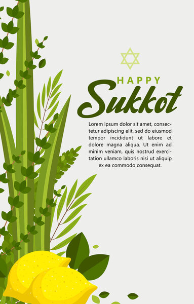 happy sukkot background for poster, social media, flyer, greeting card