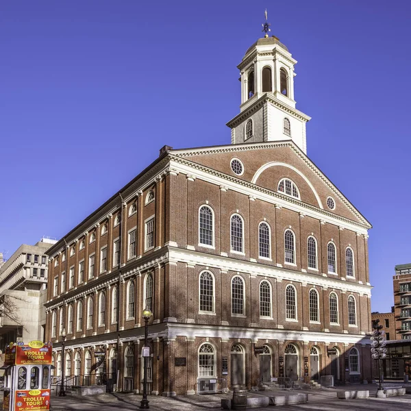 Iconic Faneuil Hall Boston Massachusetts Usa — Stock Photo, Image