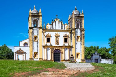 Igreja do Carmo Kilisesi 'nin Barok mimarisi Olinda, Beden Eğitimi, Brezilya.