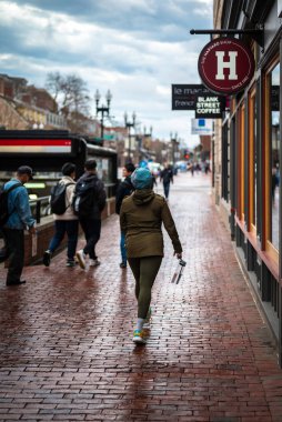 Cambridge, Massachusetts, ABD 'deki Harvard Üniversitesi' nin tarihi mimarisi.